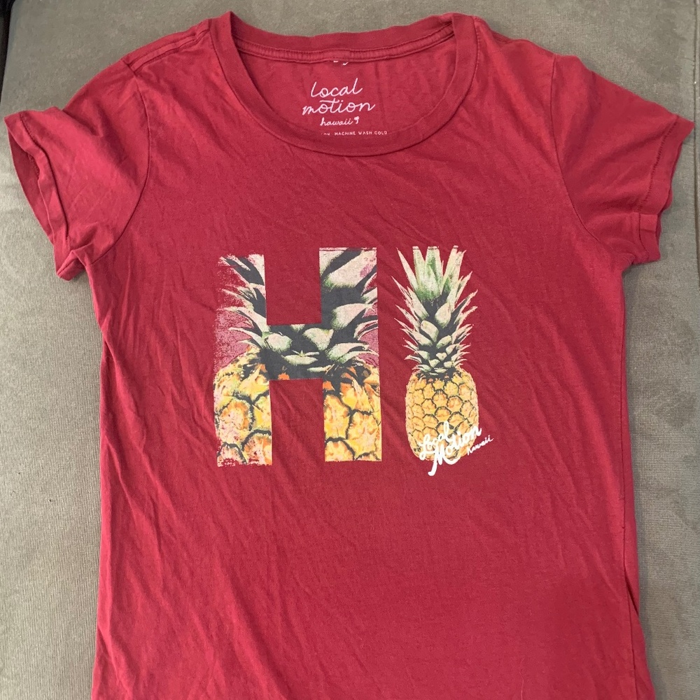 Local Motion T-Shirt Red Small